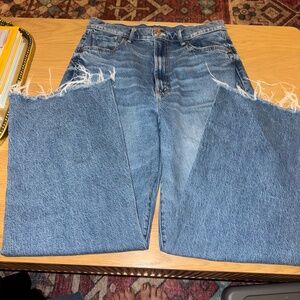 MOTHER Maven Ankle Fray Jeans, For Sure